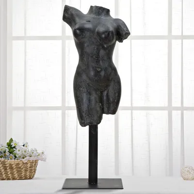 Produktbild von Atlin - Statue, Schwarz, Klassische Büstensculptur