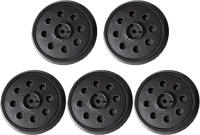 Produktbild von 5x Trade-Shop 125mm Klett Schleifteller Haftteller Stützteller 8-Loch für viele Exzenterschleifer, Ersatz für Bosch 2608601062 / 2.608.601.062
