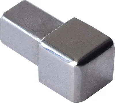 Produktbild von Dalsys Endstück für Fliesenschiene Quadratprofil Edelstahl Poliert 8mm, Fliesenprofil