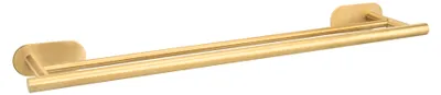 Zdjęcie produktu dla Wieszak na ręczniki WENKO Turbo-Loc® Duo Mod. Orea Gold, 60 cm, mocowanie bez wiercenia