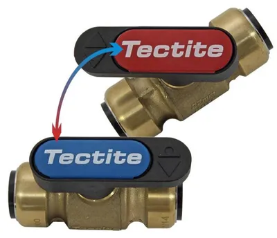 Produktbild von Kupfer Steckfitting Tectite Kugelhahn 22 mm DVGW