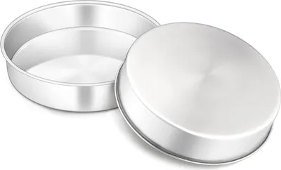 Produktbild von Edelstahl Kuchenform - langlebig und multifunktional - Set von 2 - 20 cm