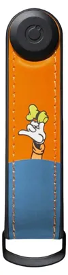 Image de Orbitkey - Porte-clés hybride en cuir Disney - Porte-clés en cuir Goofy