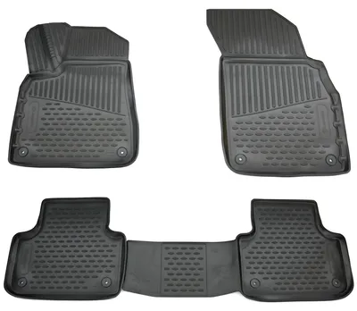 Produktbild von AD Tuning Gummi Fußmatten Set für Audi Q8, Bj. 2018-