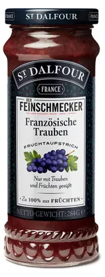 Image de Pâte à tartiner aux fruits St. Dalfour Raisins français 284g