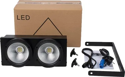 Obrázek produktu pro Pódiové světlo DMX, výkon 200 W, barevné režimy RGBWA+UV, LED COB RGBWA UV, zástrčka EU
