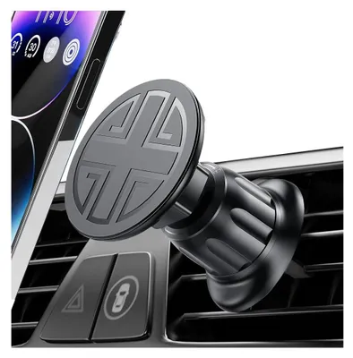 Magnetische Autohalterung 360° drehbar, starke N52 Magnete, schwarz