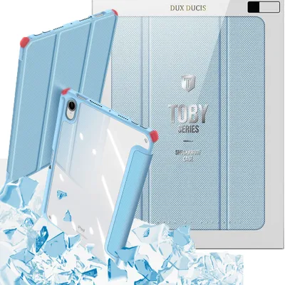 Obrázok produktu pre Dux Ducis Toby Pancierované Smart Flipové Puzdro Pre Ipad Mini 2021 S Držiakom Na Ceruzku Apple Modré