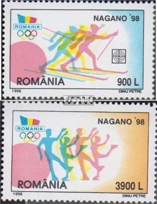 Produktbild von Briefmarken Rumänien 1998 Mi 5294-5295 (kompl.Ausg.) postfrisch Olympische Winterspiele Nagano98
