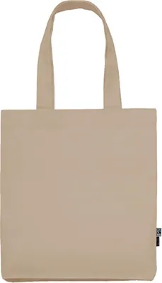 Produktbild von Neutral O90003 | Twill Bag / Einkaufstasche / Fairtrade- - Farbe: Red - Größe: 38 x 42 x 7 cm