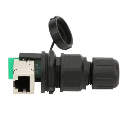 Image de Connecteur RJ45,Connecteur étanche,Connecteur étanche de réseau,Adaptateur de réseau,Connecteur de pont de réseau