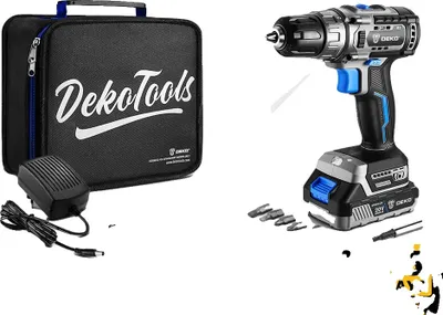 Produktbild von Akku-Bohrmaschine, bürstenloser Motor, 20V Batterie, 42Nm Drehmoment, DKBL20DU3-B