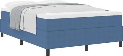 Obrázok produktu pre Posteľ s pružinovým rámom Modrá a biela 160 x 200 cm