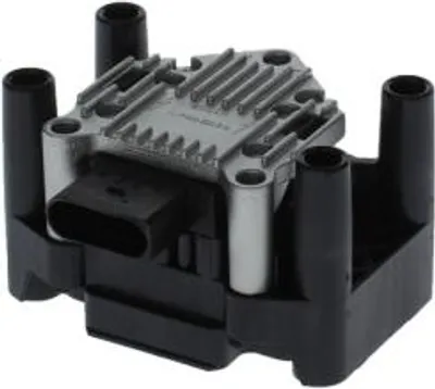 A product shot of a car ignition coil.