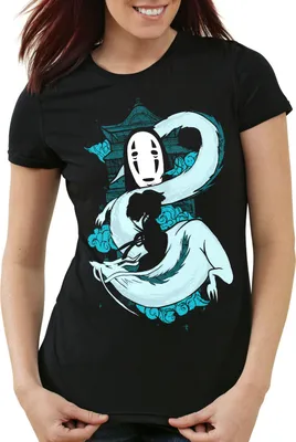 Produktbild von style3 Midnight Spirit Damen T-Shirt zauberland reise anime manga chihiro, Größe:L