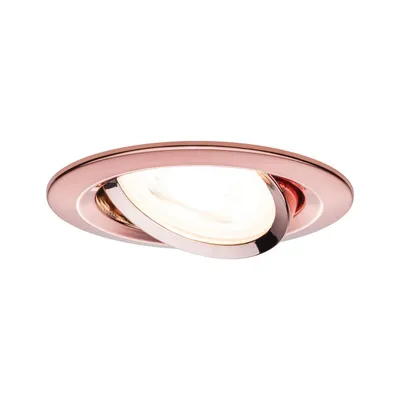Produktbild von Paulmann Premium Einbauleuchten Nova rund schwenkbar max. 35W 230V GU10 51mm Roségold/Alu Zink