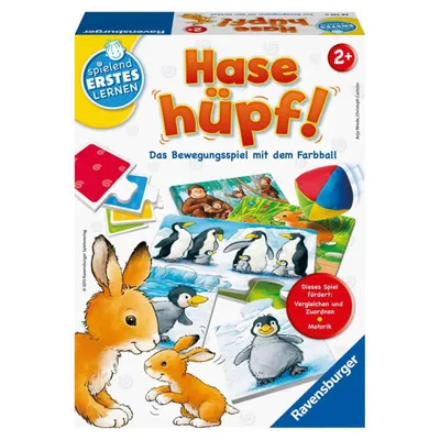 Produktbild von Ravensburger Spielend Erstes Lernen Bewegungsspiel Hase hüpf 24735