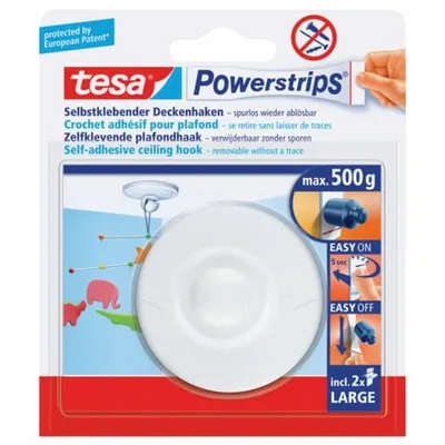Produktbild von Powerstrip tesa Deckenhaken | Blister a 1 Stück | 6 Stück