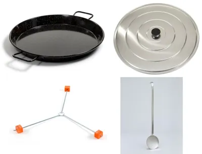Produktbild von Garcima Paellapfanne emailliert Ø 55 cm  Set