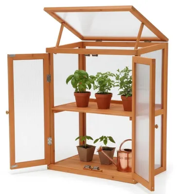 Image de Serre de culture avec 2 portes, idéale pour les plantes de jardin