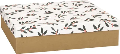 Produktbild von Stewo Geschenkbox mit Mistelmotiv, 23,5x33,5x8 cm, für Weihnachtsgeschenke & Organizer