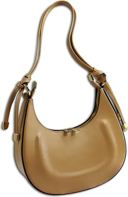 Immagine prodotto di Toscanto borsa in pelle da donna a tracolla marrone taupe OTTM814UC