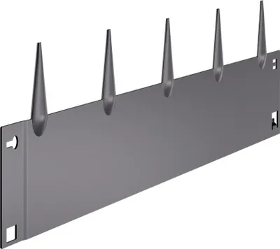 Zdjęcie produktu dla zestaw 5 obrzeży trawnikowych - metalowe obrzeża trawnikowe 990x207x1.5mm szare - obrzeża ogrodowe do trawników