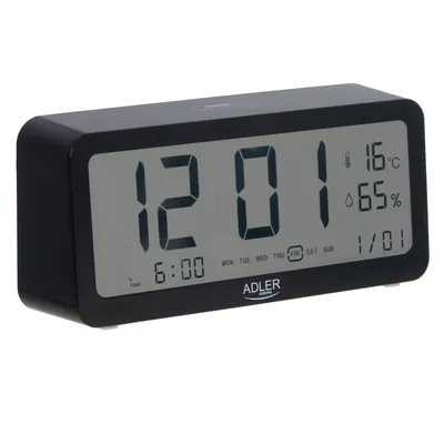 Zdjęcie produktu dla Adler | Alarm Clock | AD 1195b | Alarm function | Black