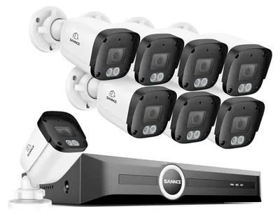 Obrázek produktu pro 8-kanálový bezpečnostní systém - sada IP kamer - CCTV systém - video dohled - bezpečnostní systém
