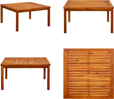 Obrázek produktu pro vidaXL Zahradní konferenční stolek 85x85x45 cm z masivního dřeva akácie - Konferenční stolek - Konferenční stolek dřevo - Konferenční stolky dřevo