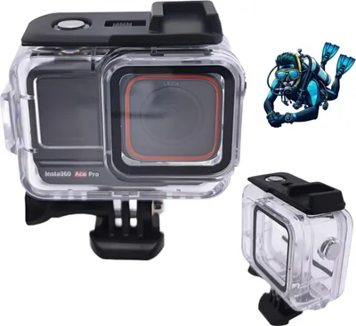 Produktbild von 40 m3 wasserdichtes Tauchgehäuse, Unterwasser-Schutzhülle für Insta360 Ace PRO
