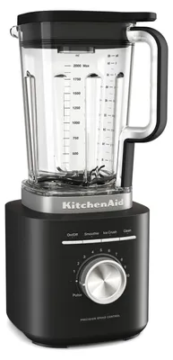 Obrázok produktu pre KitchenAid 5KSB2073EBM, Stolný mixér, 2 L, Pulzný spínač, Drtenie ľadu, 1200 W, Čierna