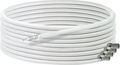 Produktbild von Koaxialkabel 10 m mit F-Steckern 135 dB