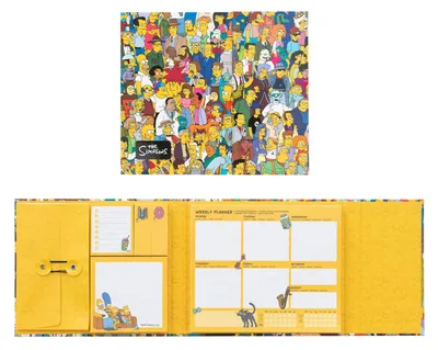 Productafbeelding van De Simpsons – Wekelijks schema + notitieboek