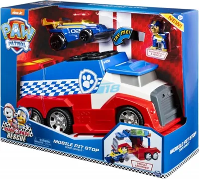 Obrázek produktu pro PAW Patrol PAW VHC ReadyRace MobilePitStop INTL GML, Sada vozidel, 3 rok/roky, LR44, Vícebarevný