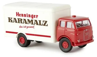 Produktbild von Brekina MAN 10.212 F Koffer Henniger Karamalz 78371