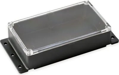 Produktbild von KEMO Kunststoffgehäuse, G089N, 121x71x31 mm (ohne Befestigungslaschen), Thermoplast/PS, schwarz