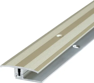 Produktbild von Dalsys Übergangsprofil 90cm für 8mm Belagsstärke, aus eloxiertem Aluminium, Champagner