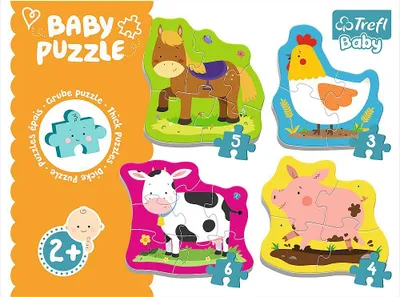 Zdjęcie produktu dla TREFL Puzzle BABY CLASSIC Zwierzątka na wsi 36070