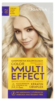 Produktbild von Joanna Multi Effect Color Szamponetka koloryzująca 02 Perłowy blond