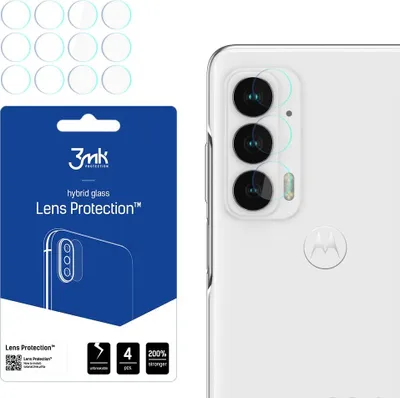 Produktbild von 3mk Hybridglas Lens Protection für Motorola Edge 20 Kamera Objektiv Kameralinse 0,16mm 6H (4 Stück)