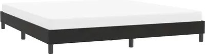 Obrázok produktu pre Rám postele bez matraca Čierna 200x220 cm Zamat