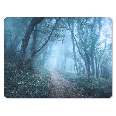 Produktbild von MuchoWow® Mauspad Mousepad Bäume - Natur - Nebel 40x30 cm - Mousepads - Maus Mat - Pad - Mausunterlage - Anti Rutsch