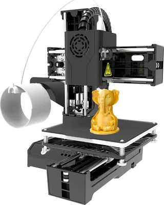 Zdjęcie produktu dla Drukarka 3D EasyThreed K9 Mini dla dzieci, rozmiar wydruku 100x100x100 mm, odłączana platforma, drukowanie jednym przyciskiem z karty TF, 10 m filamentu PLA