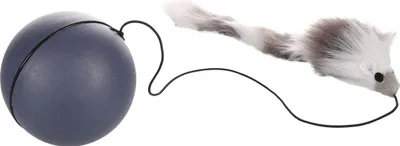 Image de Jouet pour chat Flamingo Boula souris électrique gris foncé