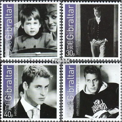 Produktbild von Briefmarken Gibraltar 2003 Mi 1045-1048 (kompl.Ausg.) postfrisch Prinz William