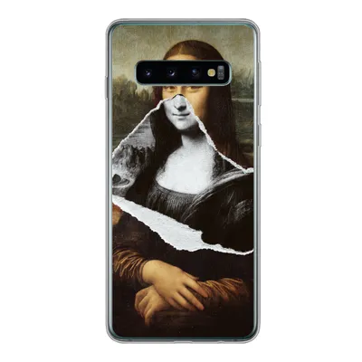 Produktbild von MuchoWow® Handyhülle Schutzhülle Hülle für Samsung Galaxy S10 Mona Lisa - Da Vinci - Kunst Silikon Softcase Handy Hülle - Handytasche