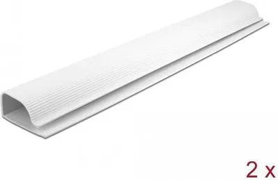 Produktbild von DELOCK Kabelkanal 63 x 28 mm - Länge 400 mm 2 Stück weiß