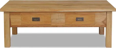 Produktbild von vidaXL Couchtisch Massivholz Teak 100x60x35 cm