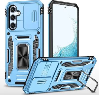 Produktbild von König Design Hülle kompatibel mit Samsung Galaxy S23 FE Kunststoff Soft Handyhülle - Handy Case Hellblau